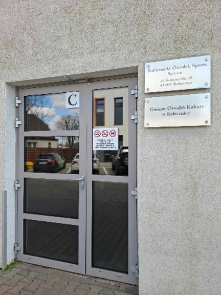 Wnętrze Gminnego Ośrodka Kultury w Rokietnicy